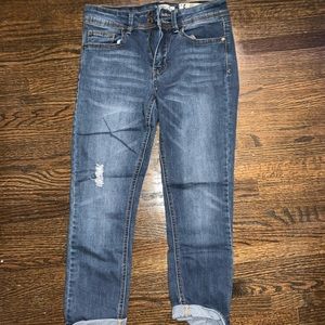 Cropped mid-rise Denim Jeans